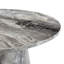 Table basse circulaire gris en fibres à densité moyenne-792369029-792369030