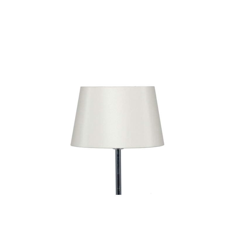 Martha Oval Silk Mix Tapered Lampshade, Cream, 16cm H x 25cm W x 14cm D