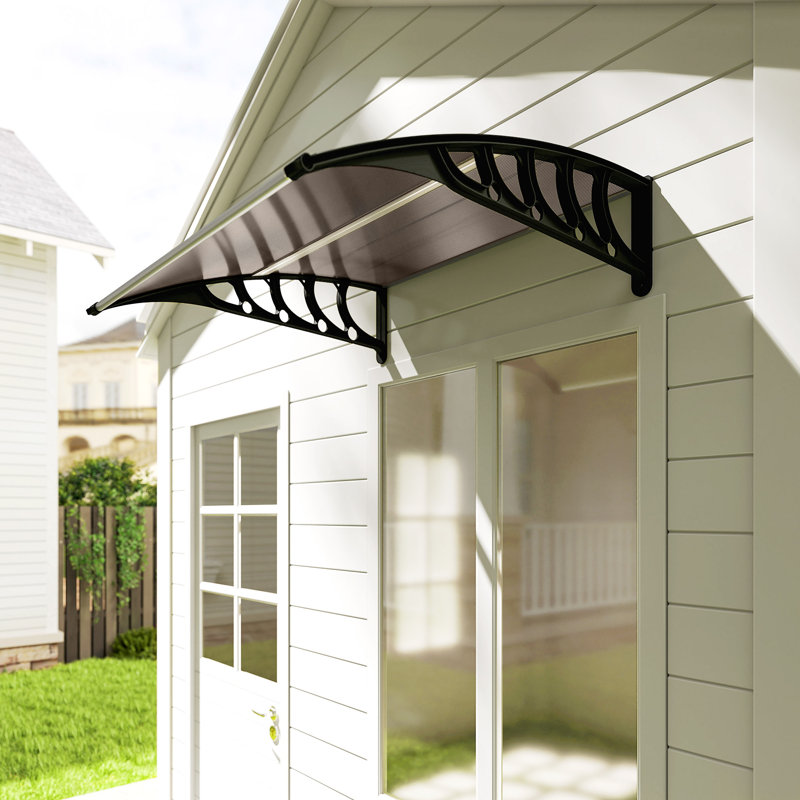 Outsunny Retractable, Brown