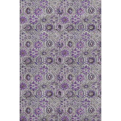 Premium Machine Washable Ralston AMF1938 Floral Rug