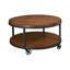 Table basse à roulettes avec rangement Creola