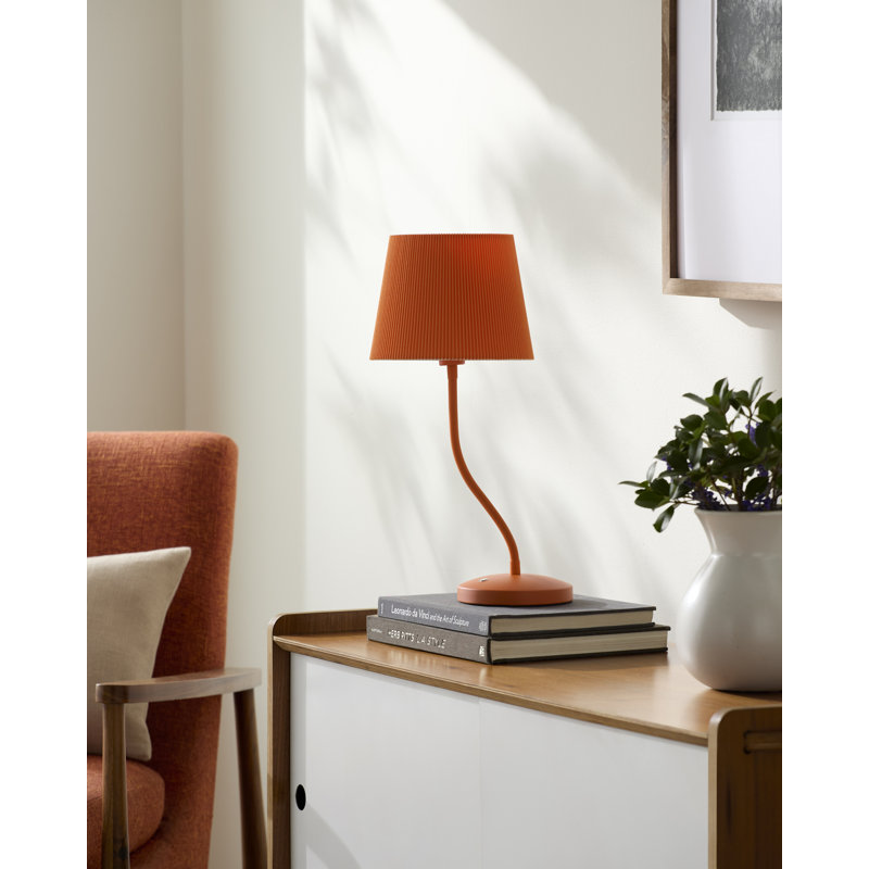 Wilcher Table Lamp, Orange, Orange