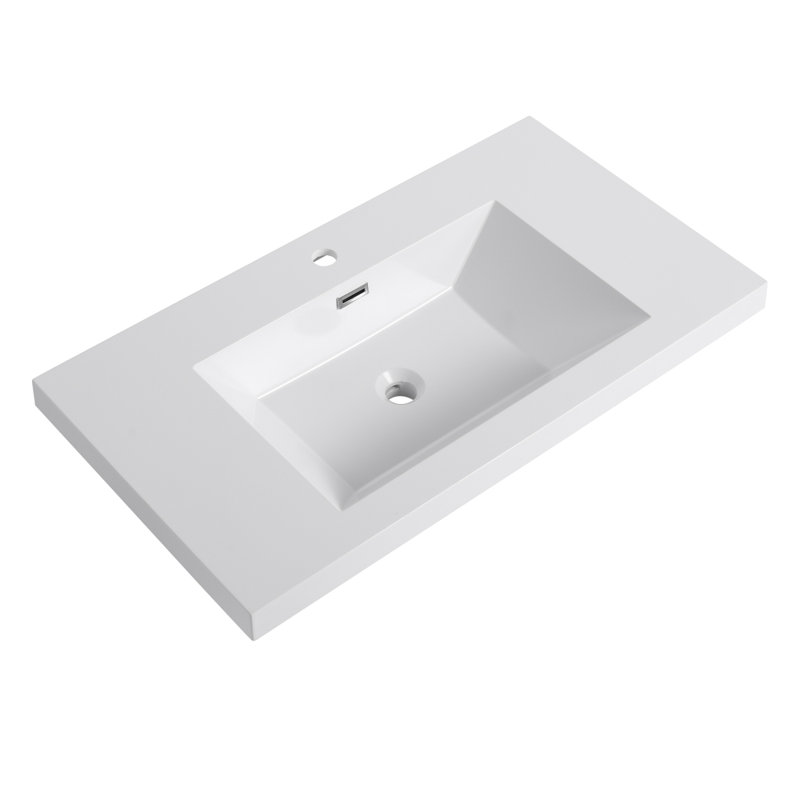 36" Bathroom Resin Sink