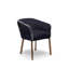 Parchment Upholstered Arm Chair-1826679982