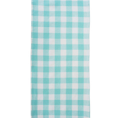 Laszlo Gingham 100% Cotton Table Runner