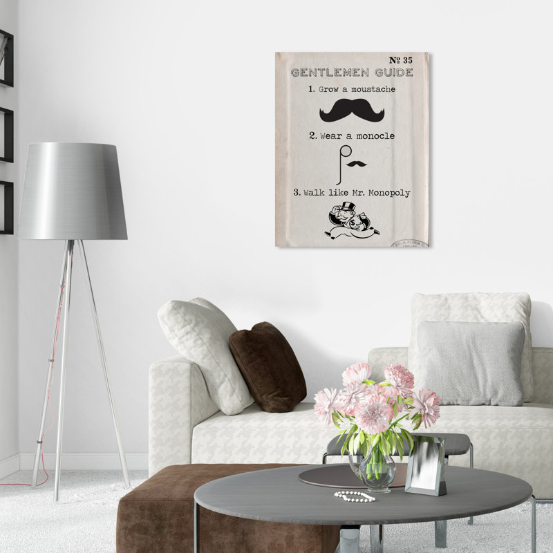 Gentlemen Guide - Impression sur toile, H 36 po x l 30 po