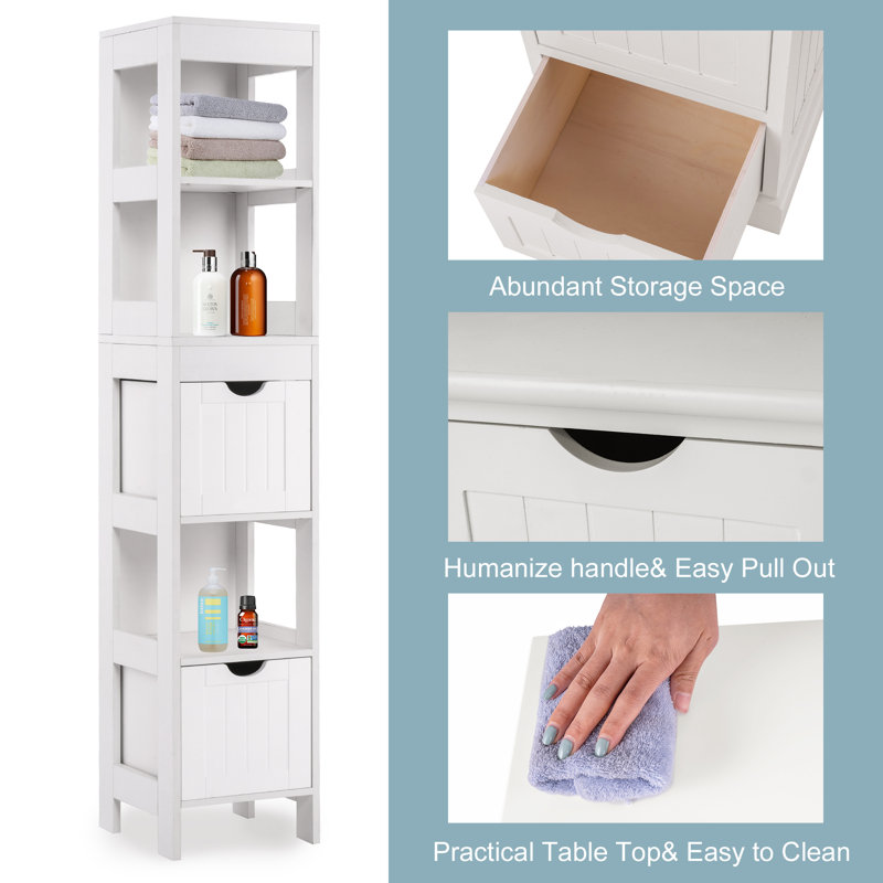 Armoire au sol pour salle de bain