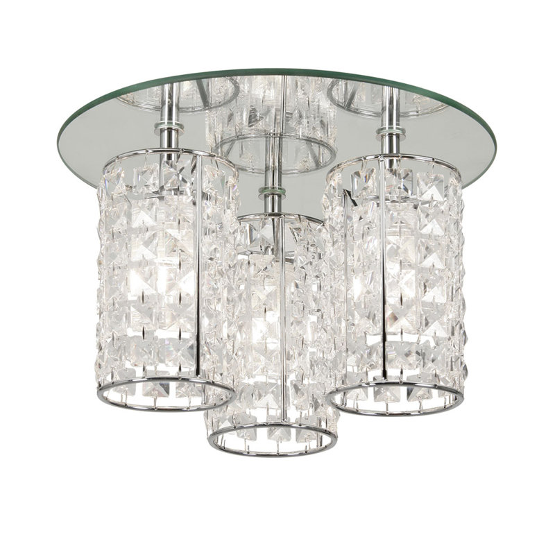Mathew Glass Semi Flush Mount
