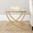 Oxendine Mirrored Glass Top End Table
