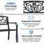 Antique Style  Metal Outdoor Bench-1071694628