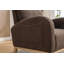 Chaise berçante en tissu Teddy avec poche droite pour l'intérieur
