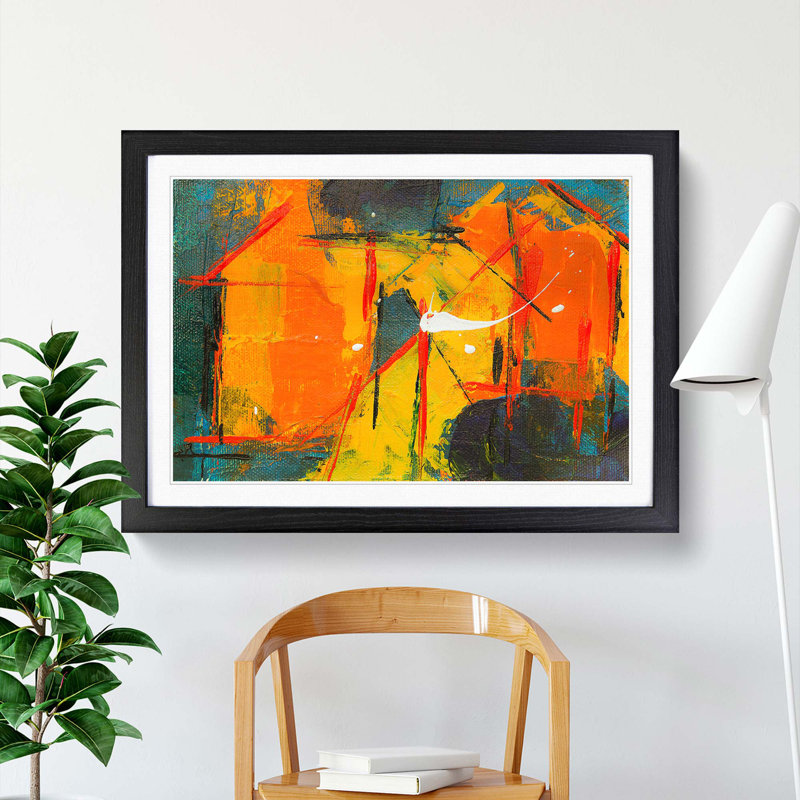 Abstract Vol.378 by S.Johnson - Framed Print, Black Framed, 27cm H x 36cm W x 2cm D