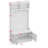Hall Tree With Storage Shoe Bench For Entryway And Hallway, 4-In-1 Design Coat Racks With Hooks For Living Room-1439145782