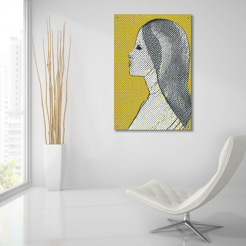 «Silhouette» par Andreas Magnusson, art mural en verre acrylique, H 36 po x l 24 po x P 0,2 po