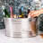 Aleinah Stainless Steel Beverage Tub for Parties Ice Bucket - 6.3 Gallons - 20.5 x 14.5 x 9.5 in.
