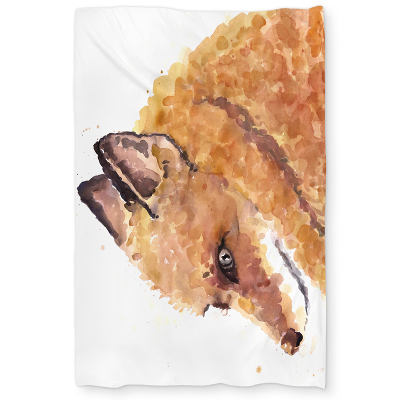 Fox Animals Illustrative Duvet Cover - Home Decor Accent