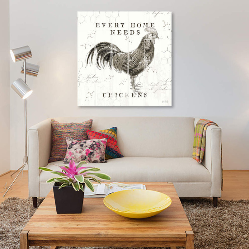 «Farmhouse Fresh II», impression sur toile, H 12 po x l 12 po x P 1,5 po, Toile tendue, Pas de tapis