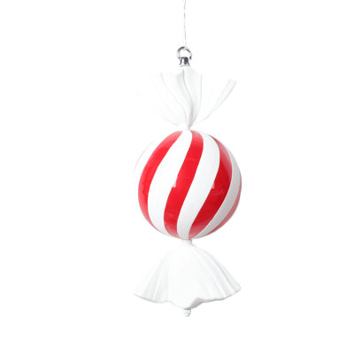 Ornement boule de bonbon