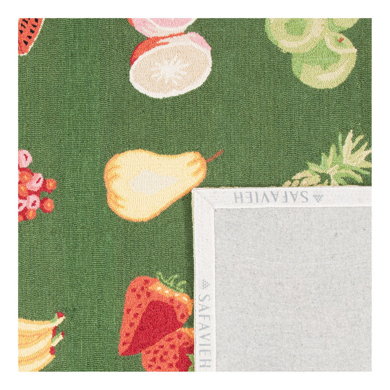 Tapis en laine crocheté à la main Demitro, Rectangle 9 pi x 12 pi