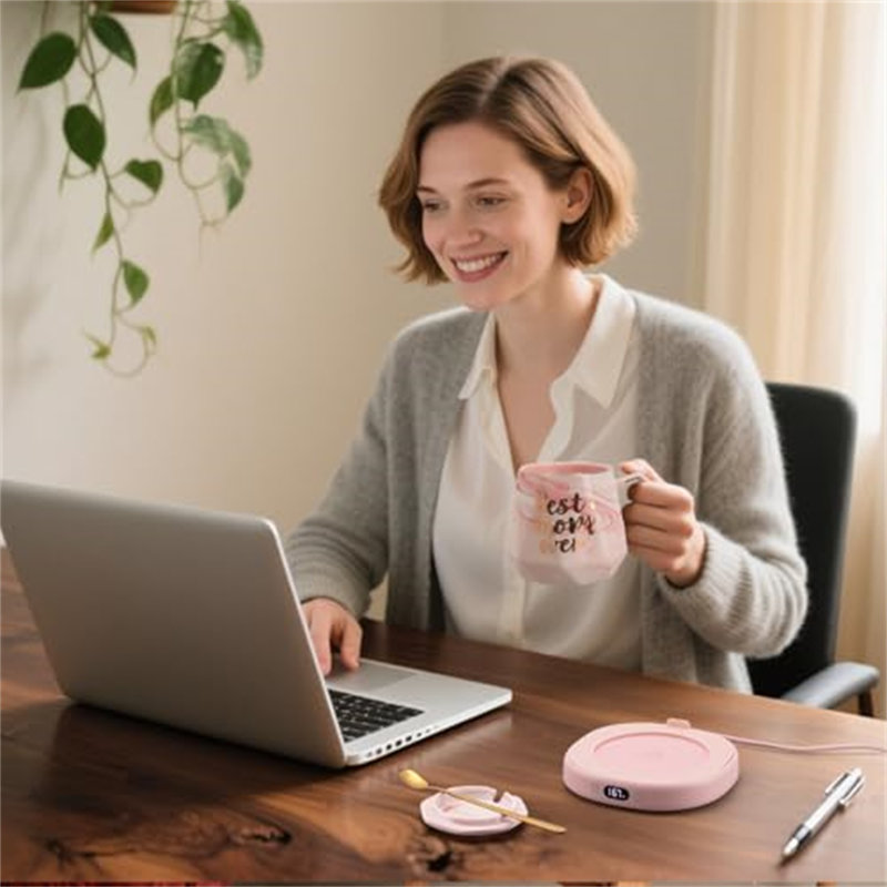 Smart Heated Coffee Mug Warmer for Desk