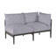 Santa Barbara 57.25" Wide Outdoor Loveseat with Cushions-490889834-490889732-528395934
