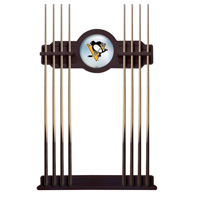 Porte-queues de billard 14 po NHL, English Tudor, Pittsburgh Penguins