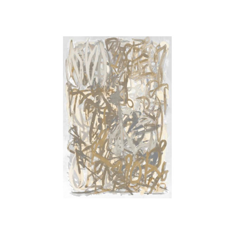 Scribbles Painting by Dylan Grey, 36" H x 24" W x 1.5" D, Outdoor