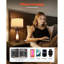Table Lamps Farmhouse Bedside Nightstand Lamps with USB Ports,Desk Lamp