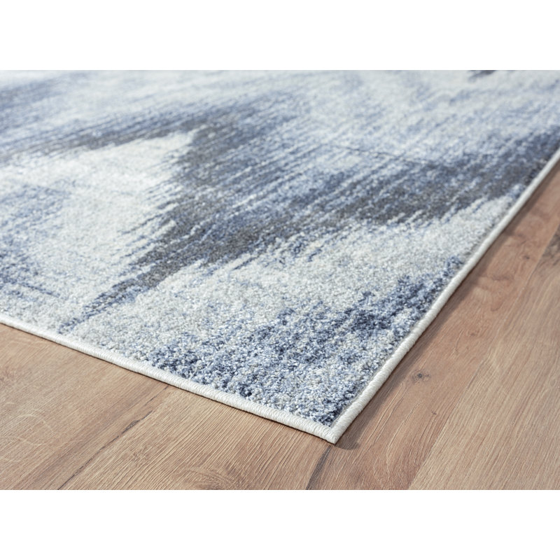 Brougham Chevron Indoor Rug, Rectangle 4' x 6'