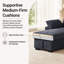 Canapé modulaire rembourré en chenille réversible de 91,5 po Latitude Run®-1110405314