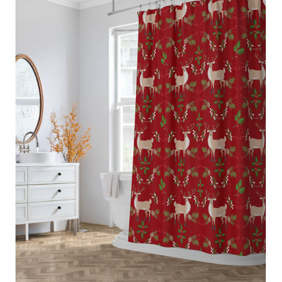 Rideau de douche Botanical Deer
