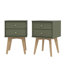 ABBY Manufactured Wood Bedside Table Sets of 2-115828334