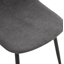 Ensemble de table et chaises Modern Modern, table de salle à manger rectangulaire, 4 chaises avec pieds en métal