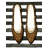 Leopard Shoes Canvas - Striped Background Home Decor