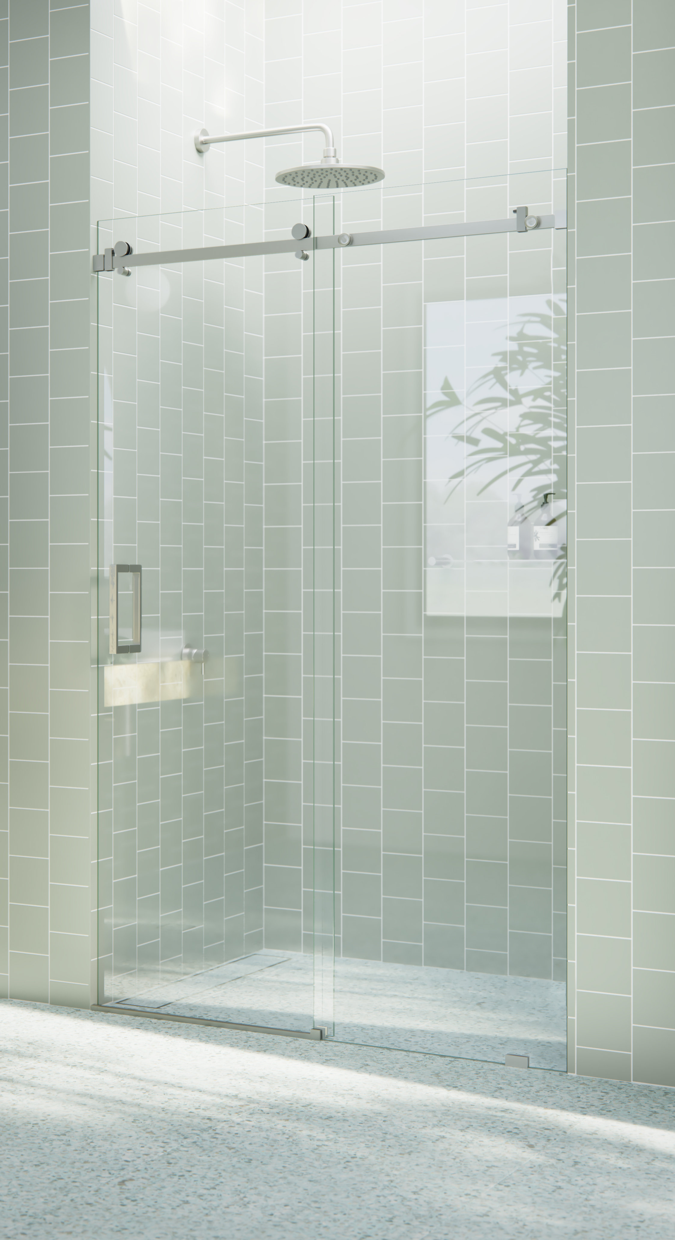 Glass Warehouse Astro 48 52 in. x 78 in. Fully Frameless Glass