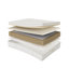 Matelas hybride à plateau-coussin mi-ferme 13 po Organic-930814993