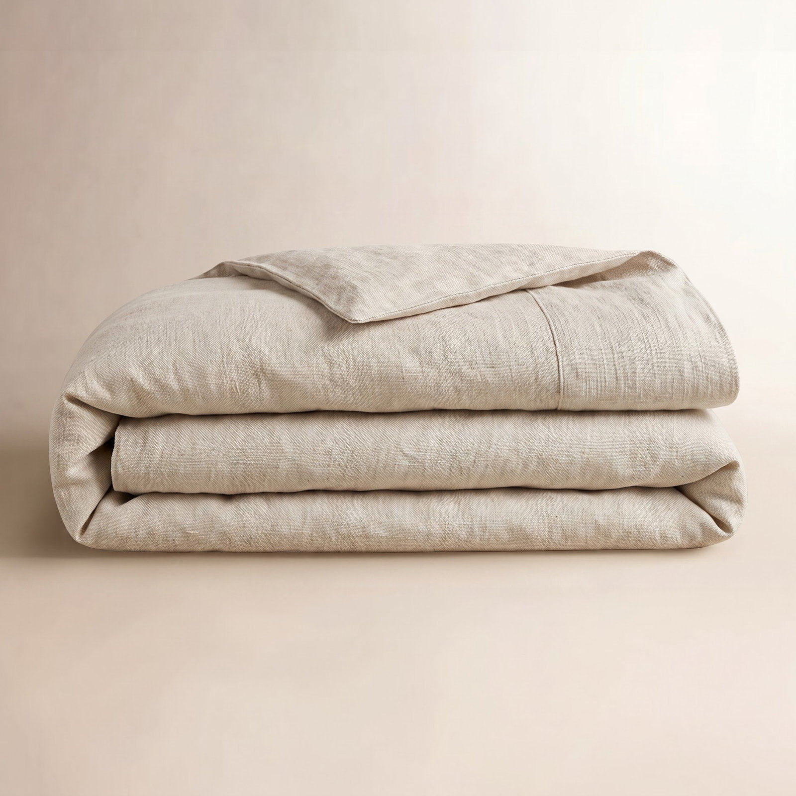 Organic Relaxed Linen Linen Duvet Cover, Full/Queen Duvet Cover, Undyed Chambray