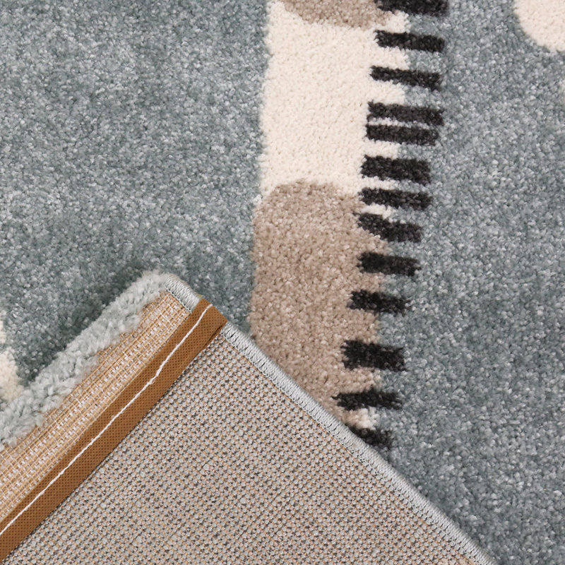 Claussen Flatweave Grey/Beige Rug, Rectangle 160 x 230cm