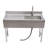 47.2'' L x 19.5'' W Silver Freestanding Handwash Station with Faucet