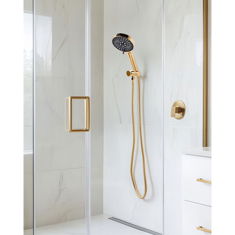 Shower Head and Hose Kit MAPIRI, Gold