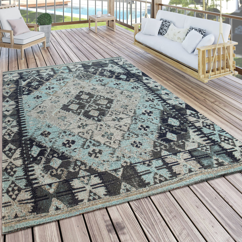 Highgate Oriental Indoor / Outdoor Rug, Rectangle 5'3" x 7'3"