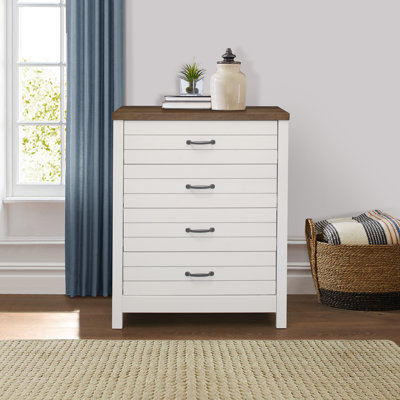 Salton Wood 4 Drawer Dresser by Millwood Pines