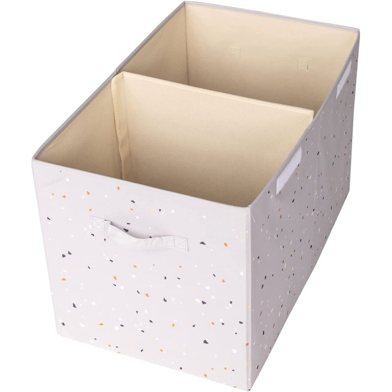Cube en tissu, Gris clair