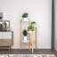 Cevon Solid Wood Plant Stand 4 Tier