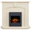 Abbey Adam 121.5cm W Stone Effect Electric Electric Fireplace Suite with 6824.28 BTU