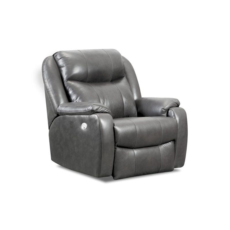 Fauteuil inclinable mural double Hecules, Similicuir gris