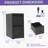 2 Drawer Metal Vertical File Cabinet With Lock For Office And Home, Suitable For A4 Legal/Letter Size Documents Storage-1915057830