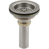 Duostrainer Sink drain and strainer with tailpiece