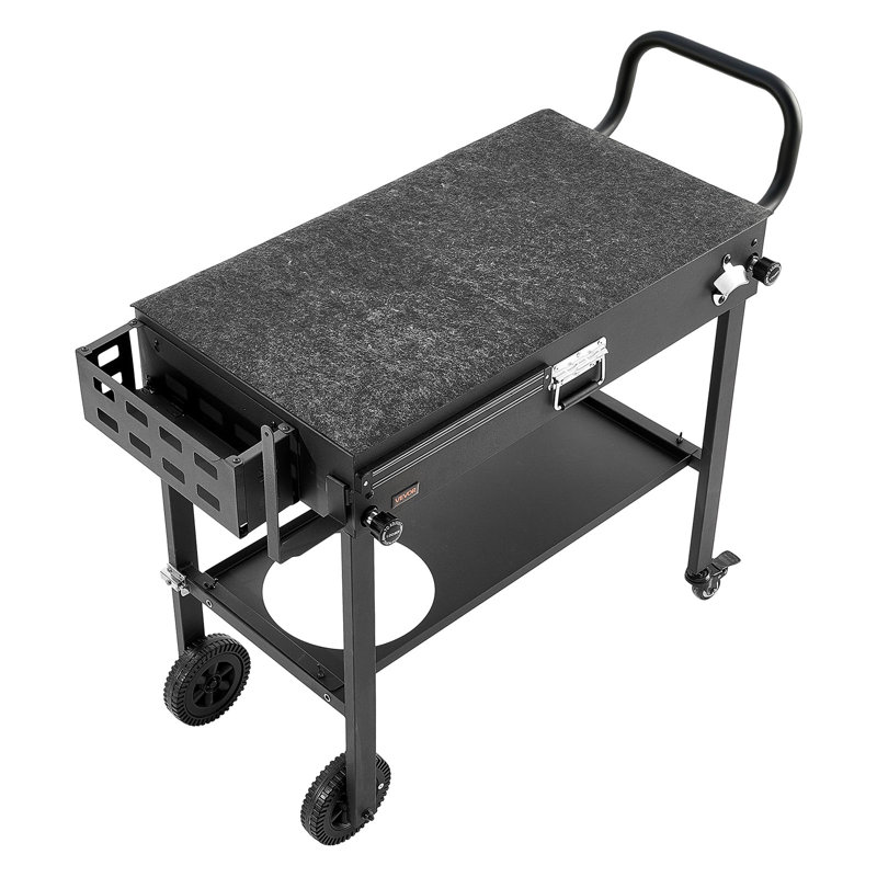 Outdoor Grill Cart, 89cm H x 104cm W x 47.5cm D