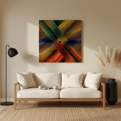 Art mural noir Op Op 29